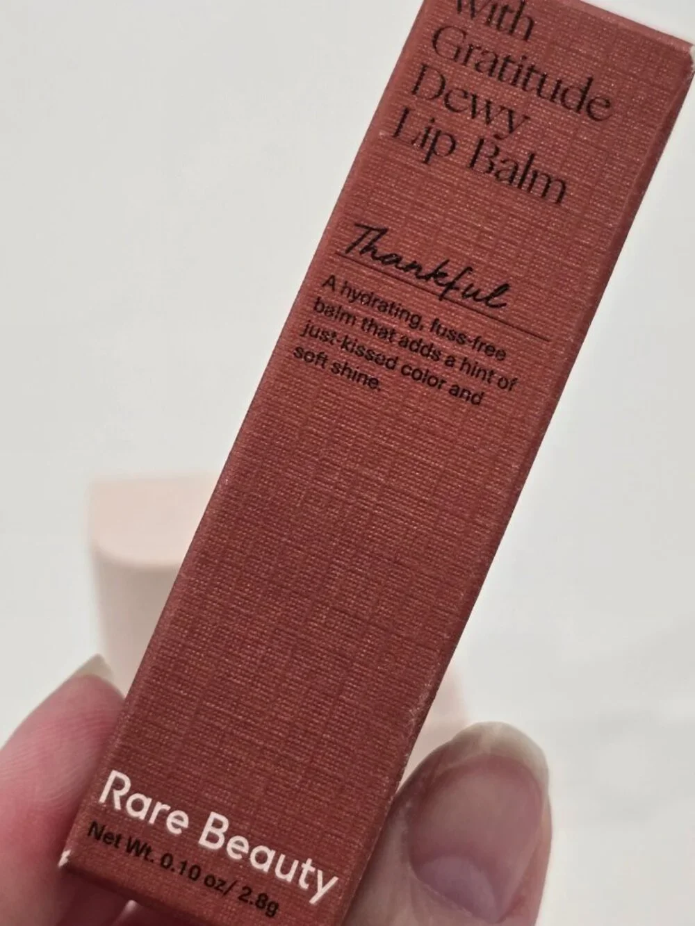 Rare Beauty ✦ Thankful With Gratitude Dewy Lip Balm ✦ Hydrating Natural Tint NWT